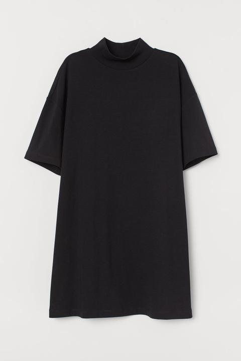 Vestido Camiseta - Negro