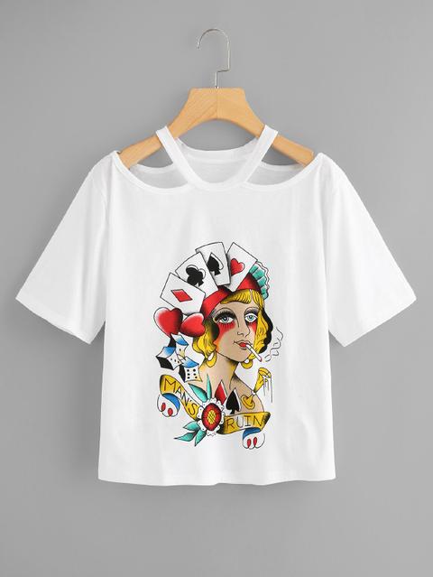 Figura Stampa Cut-out Tee