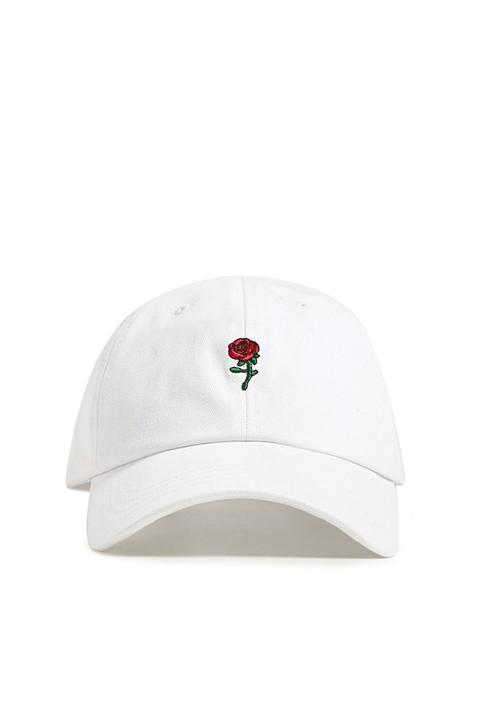 Cappellino Da Baseball Con Rosa - Uomo