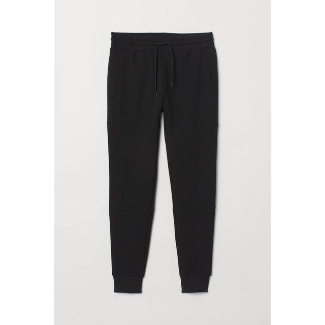 h and m black joggers