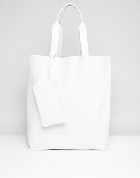 Asos - Borsa Shopper Oversize - Bianco