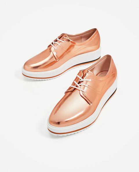 Derby Flatform Metallizzata