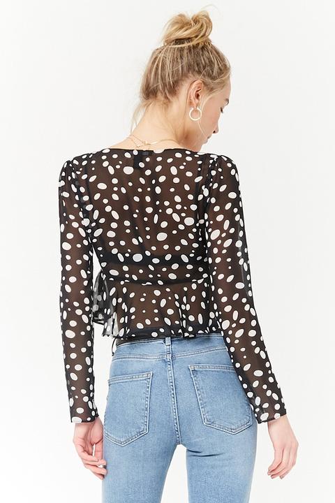 Crop Top A Pois