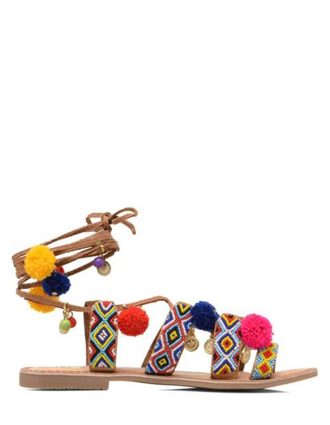 Sandalias Romanas Omahas Borlas De Gioseppo | Buylevard