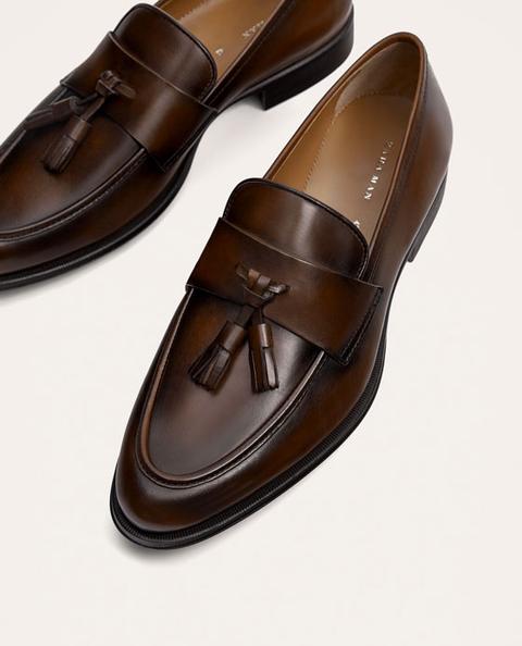 Mocasín Piel Marrón