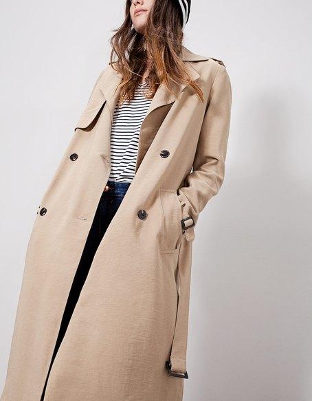 Trench Fluido Beige