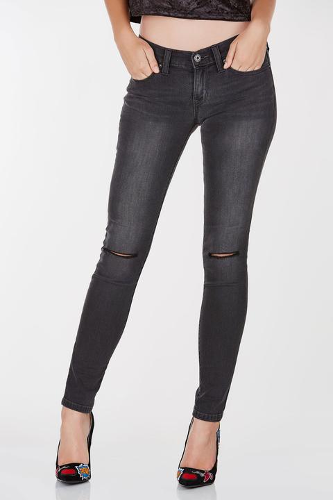 Grey Scale Skinny Jeans