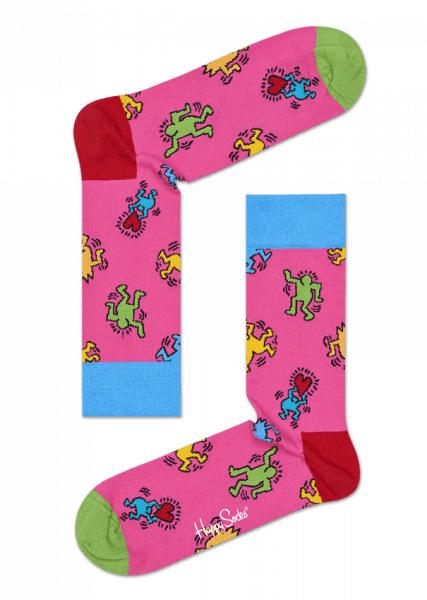 Keith Haring Dancing Sock