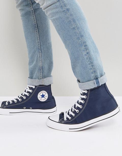 Zapatillas Hi-top Azul Marino All Star M9622c De Converse