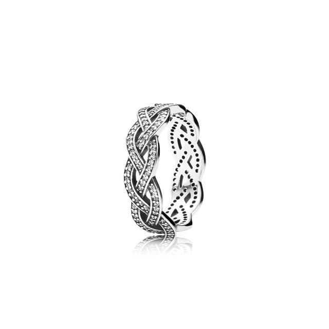 anello pandora intrecciato anello pandora intrecciato