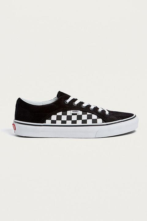 Vans Lampin Black Checkerboard Trainers