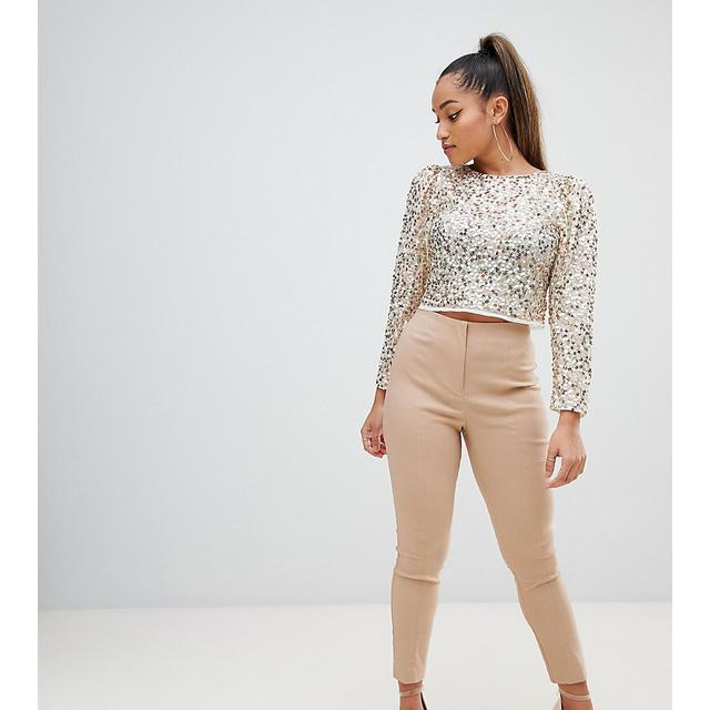 asos design high waist trousers in skinny fit