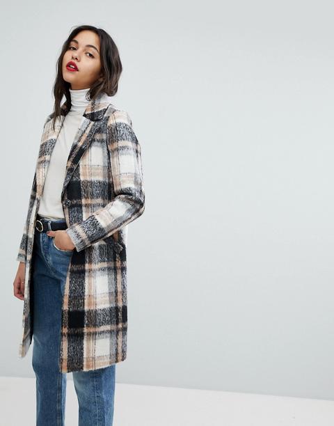 River Island - Cappotto Sartoriale A Quadri - Multicolore