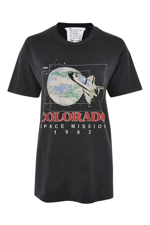 Space Motif T-shirt By Tee & Cake