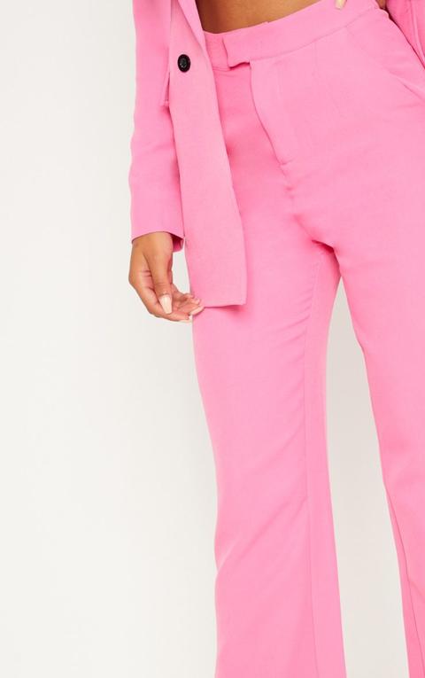 Pink Wide Leg Trousers