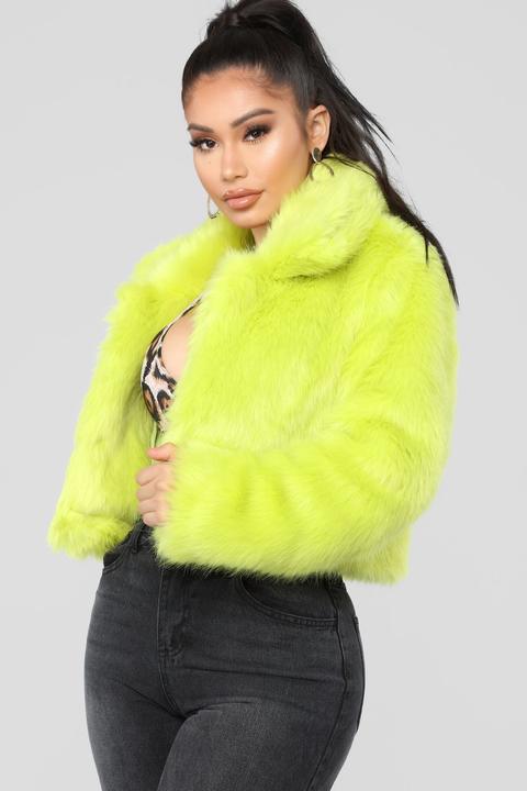 Fureal Collared Jacket - Lime