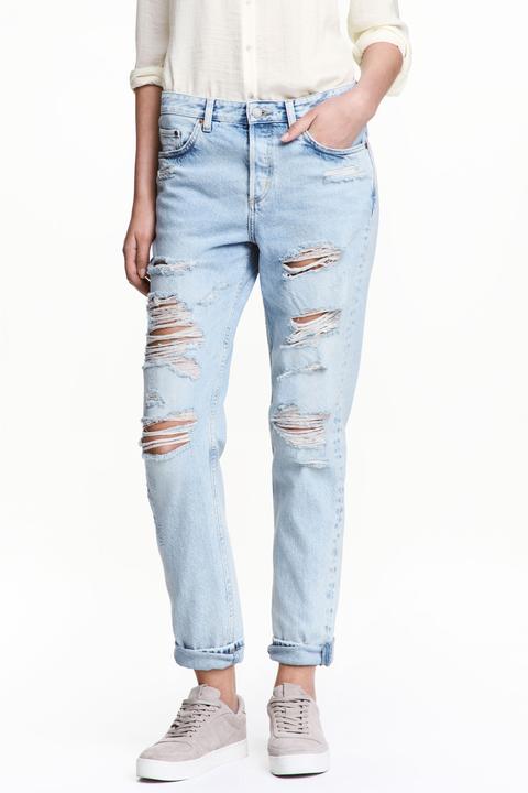 h&m pearl jeans