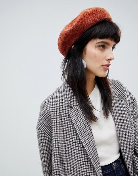 Asos Design - Basco In Ciniglia - Arancione