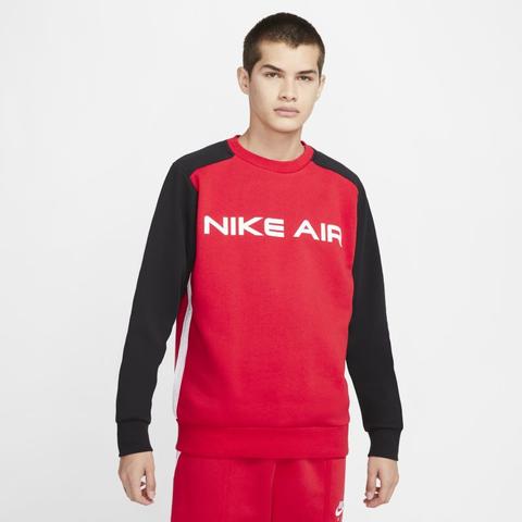 Nike Air Sudadera De Tejido Fleece - Hombre - Rojo