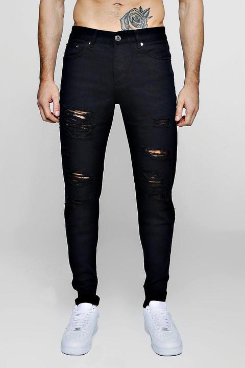 herren tapered fit rigid jean