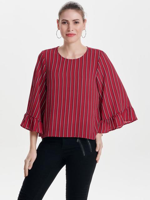 Frill 3/4 Sleeved Top