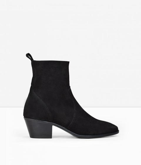 Botines Negros Piel