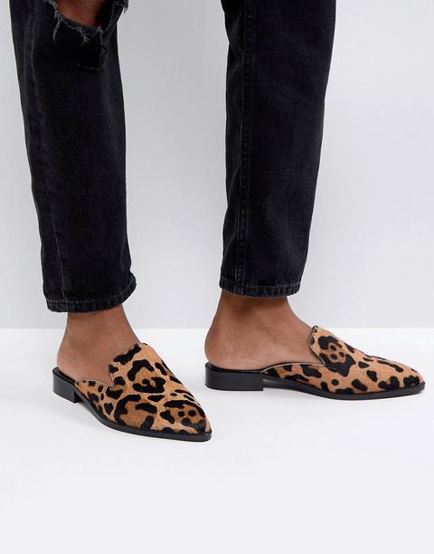 Asos - Malice - Sabot In Pelle A Punta - Multicolore