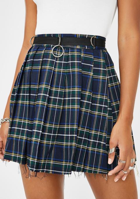 Dress Code Plaid Skirt