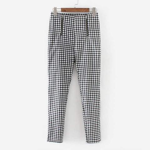 Pantalones De Cuadros Gingham