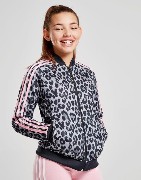 childrens adidas leopard print tracksuit