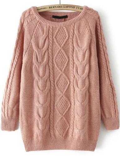 Maglione Con Trame Intrecciate