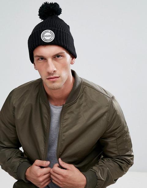 Herschel Supply Co - Sepp - Berretto Con Pompon - Nero