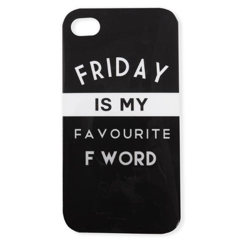 Carcasa De Iphone 4 Negra «friday»