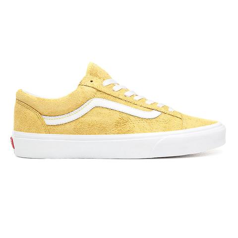 gold suede vans