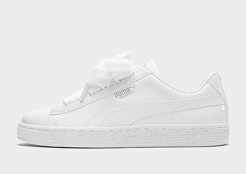 Puma Basket Heart Junior - White/silver - Kids