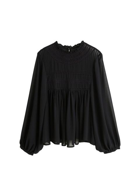Bluse Mit Spitzeneinsatz