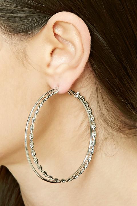 Twisted Hoop Earrings