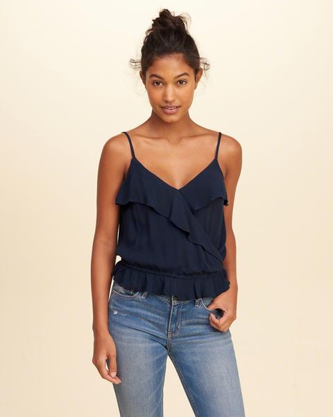 Crossover Ruffle Cami