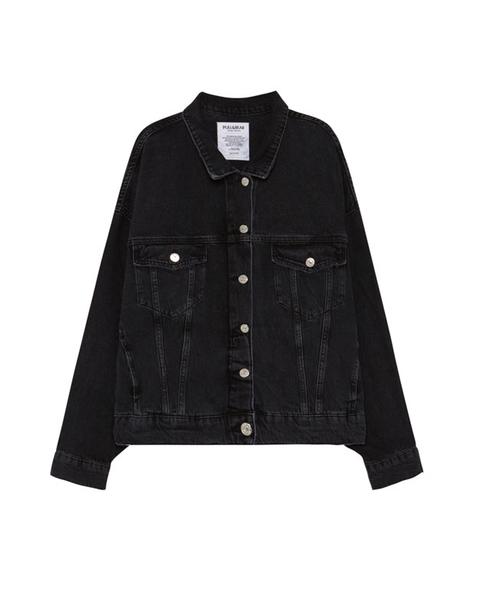 Cazadora Denim Oversize Lazos