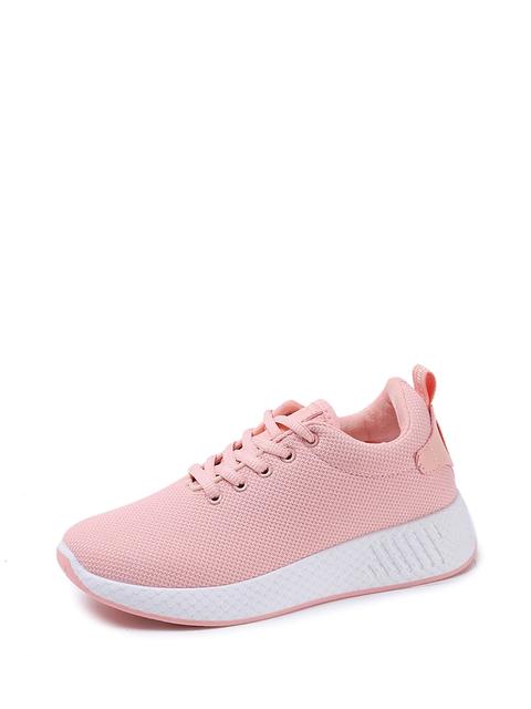 Lace Up Mesh Sneakers