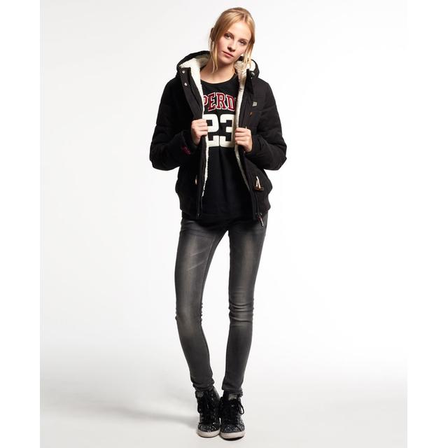 superdry microfibre toggle puffer