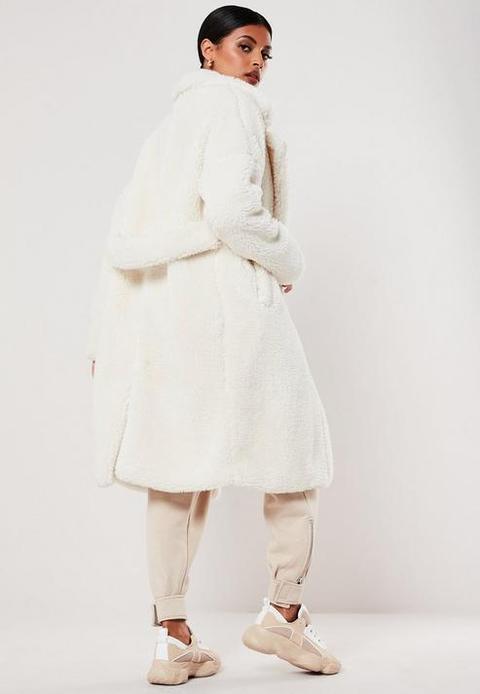 white borg teddy coat