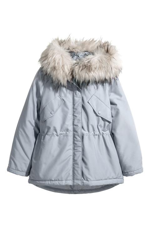 Parka Acolchada - Gris