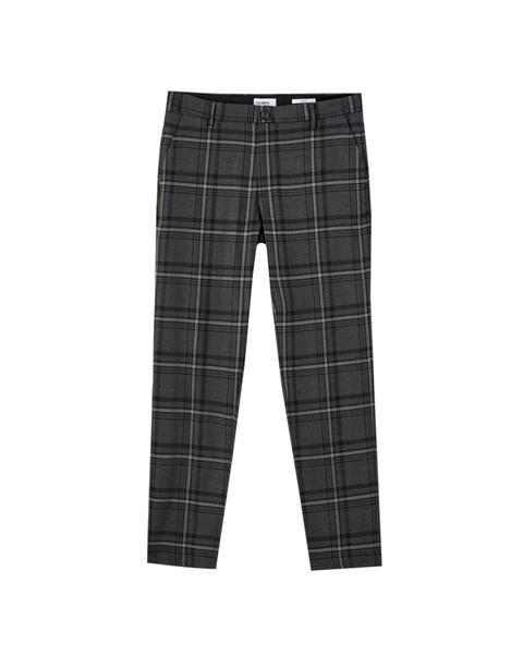 Pantalón Chino Slim Cuadros