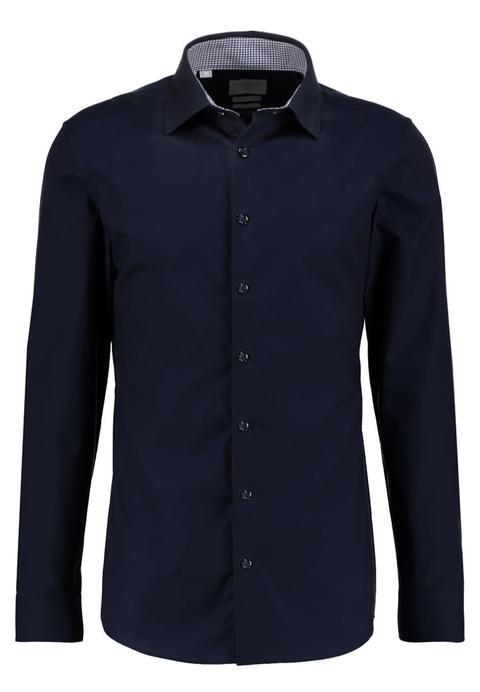 Selected Homme Shdonenew Mark Slim Fit Camicia Navy Blazer