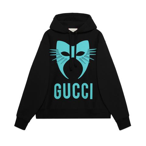 Felpa Gucci Manifesto Oversize, Esclusiva Online