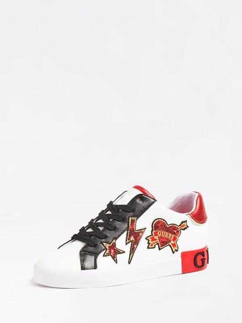 Guess Path Sneaker Contrast And Patch 