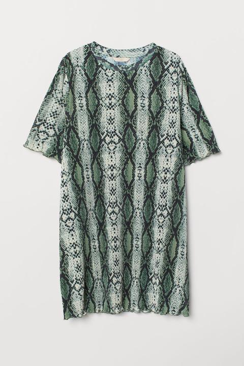 H & M - Tunica Plissettata - Verde