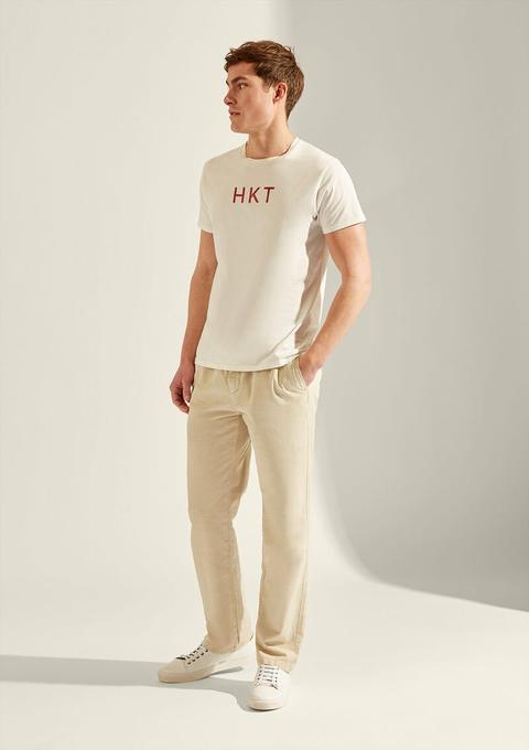 Hkt Detail Lightweight Cotton Jersey T-shirt