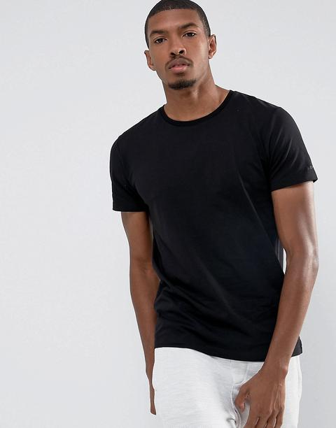 Esprit - T-shirt En Coton Bio - Noir